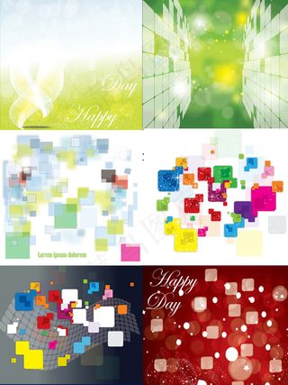 线条图形组合背景,背景元素