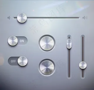 金属质感按钮