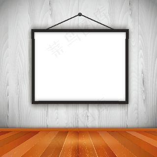 木质空白画框