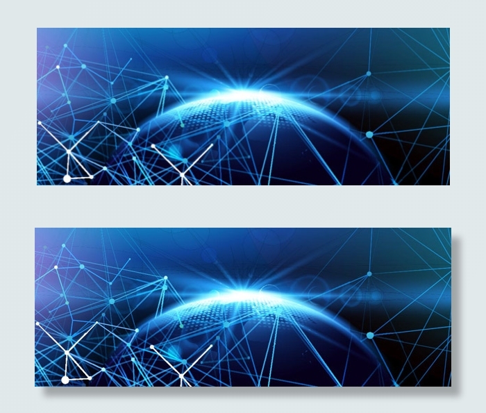 发光地球科技背景