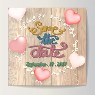 欧美风格邀请函