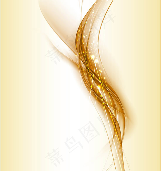 金黄线条温馨背景eps,ai矢量模版下载