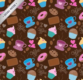 下午茶无缝背景