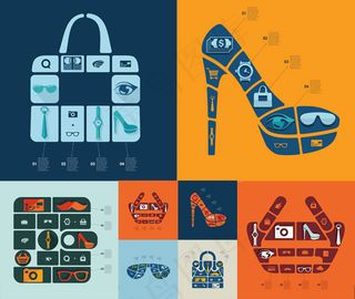 购物元素信息图