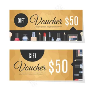 化妆品礼品券