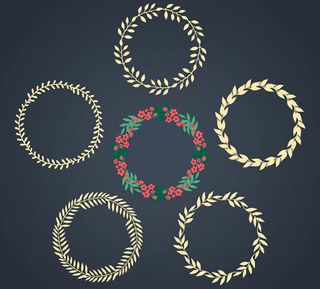 花环设计矢量
