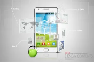 智能手机应用展示