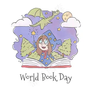 彩绘世界图书日