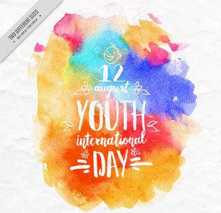 国际青年节贺卡