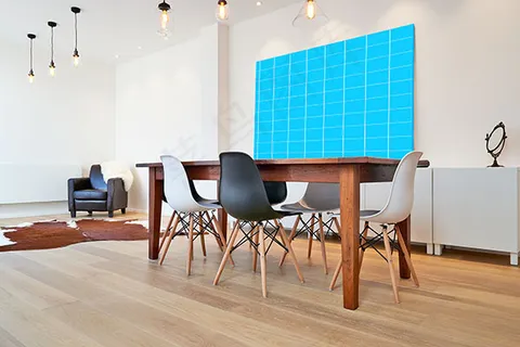 大型壁画海报样机