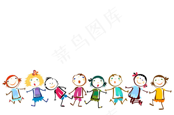 彩绘儿童插画