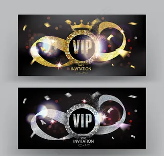黑色高档VIP卡