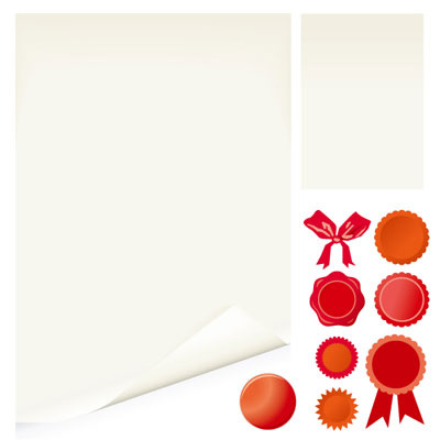 卷角白纸与奖章