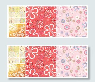 精美花纹背景,背景元素