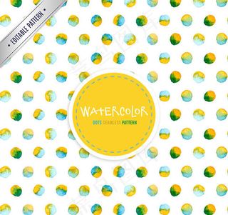 水彩水点无缝背景