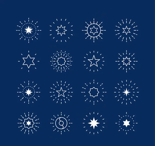 星星图标矢量,免抠元素ai矢量模版下载