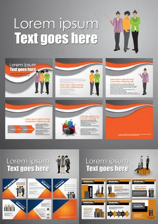 宣传册设计矢量