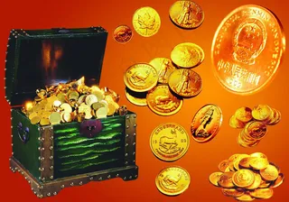 金融元素金币硬币