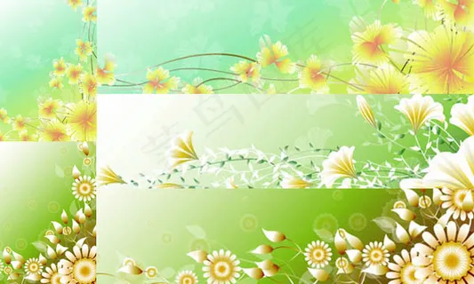花朵藤蔓背景 花朵藤蔓背景
