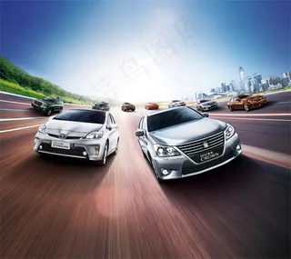 丰田全车系海报