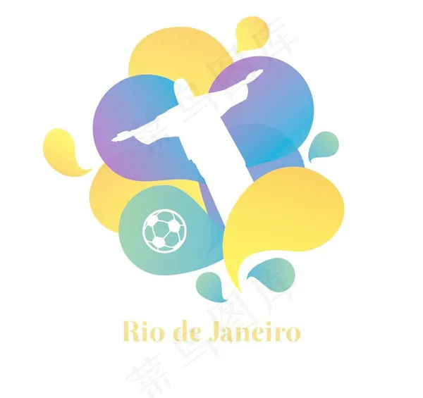 巴西奥运会背景ai矢量模版下载