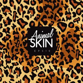 豹皮纹理无缝背景