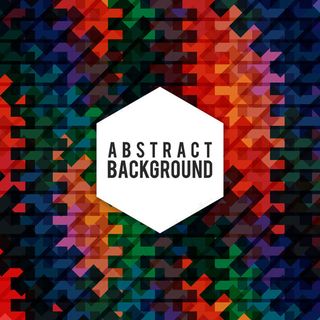 抽象彩色方格背景