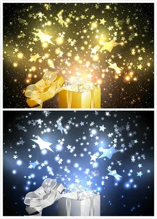 炫彩发光礼物盒