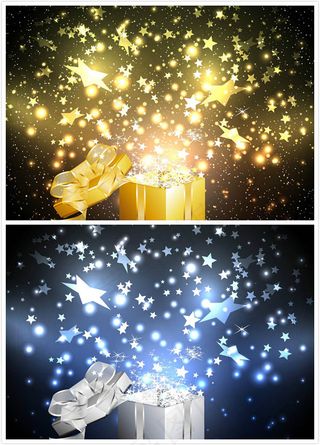 炫彩发光礼物盒