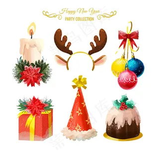 新年派对元素