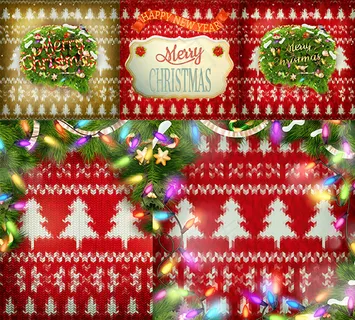 圣诞节元素背景