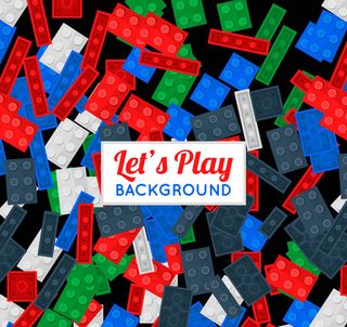 乐高积木块背景