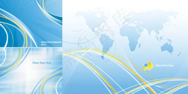 蔚蓝背景矢量,背景元素