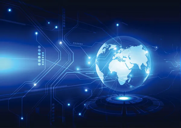 线条地球科技背景eps,ai矢量模版下载