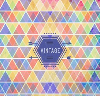 叠色三角形背景