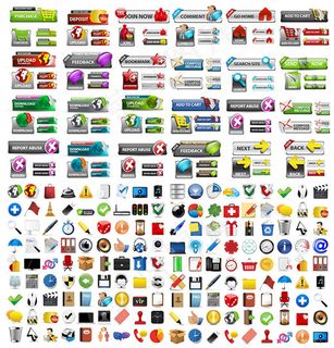 网站导航条图标,免抠元素