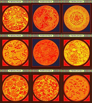 中国传统吉祥花纹