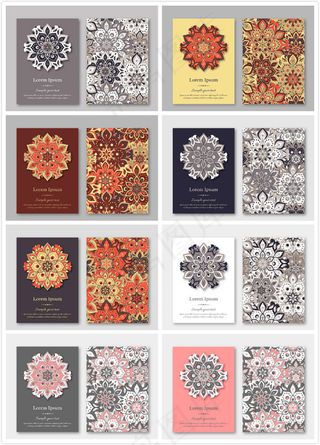 时尚欧式花纹矢量