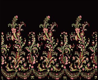 民族风格花束花边