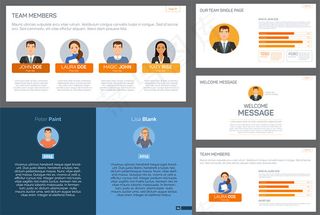 团队成员介绍页面