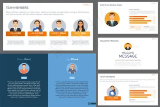 团队成员介绍页面