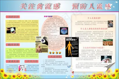 预防禽流感展板