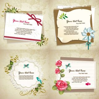 雅致元素拼贴设计