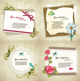 雅致元素拼贴设计