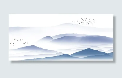 水墨山川风景 水墨山川风景