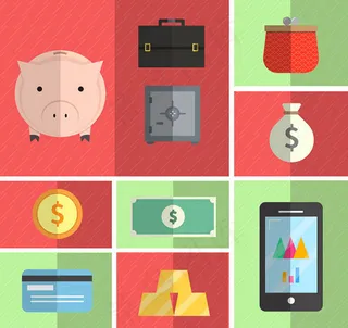 货币元素图标,免抠元素