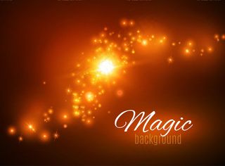 魔法粒子发光背景