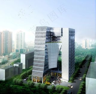 科技中心3d模型