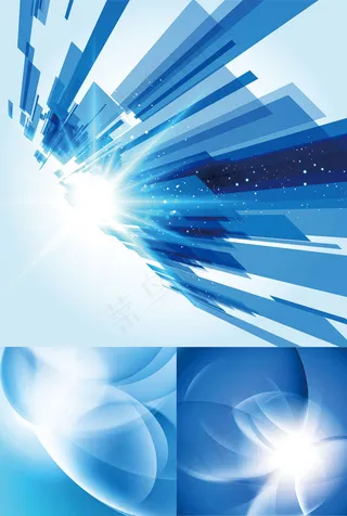 科技发光背景,背景元素