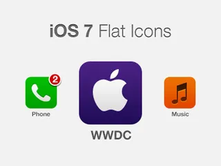 iOS7图标,免抠元素